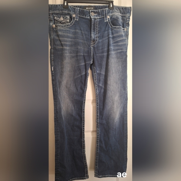 Big Star Denim - Big Star Pioner Boot‎ Womens Blue Denim Jeans Sz 36R Western